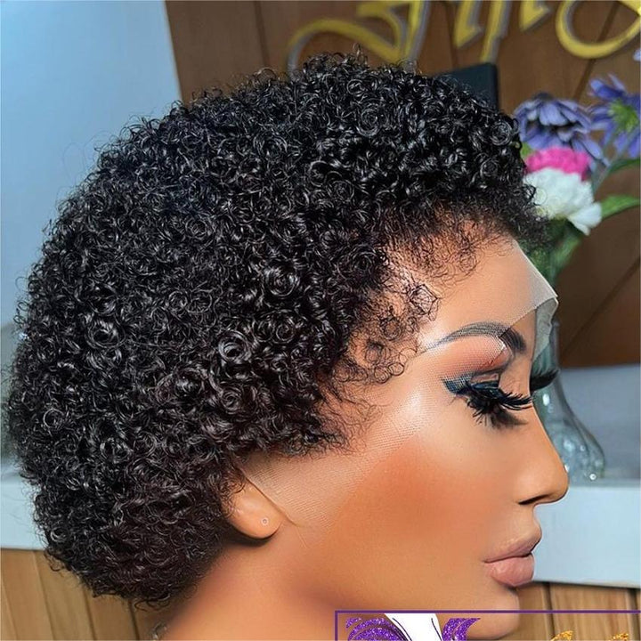 Ventilated Realistic Curly Edges 13x4 Lace Wig