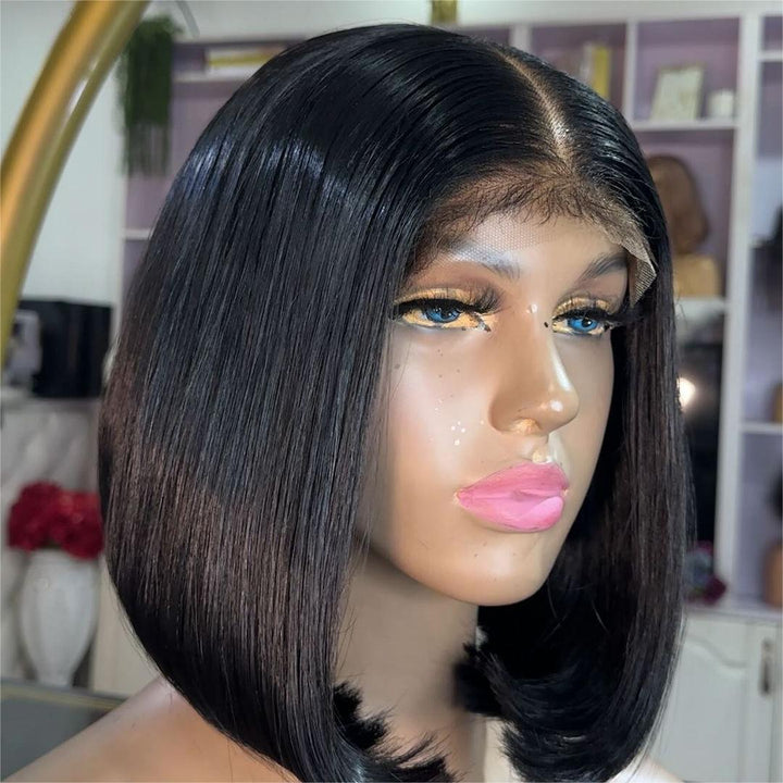 Realistic Hairline Bob Lace Wig