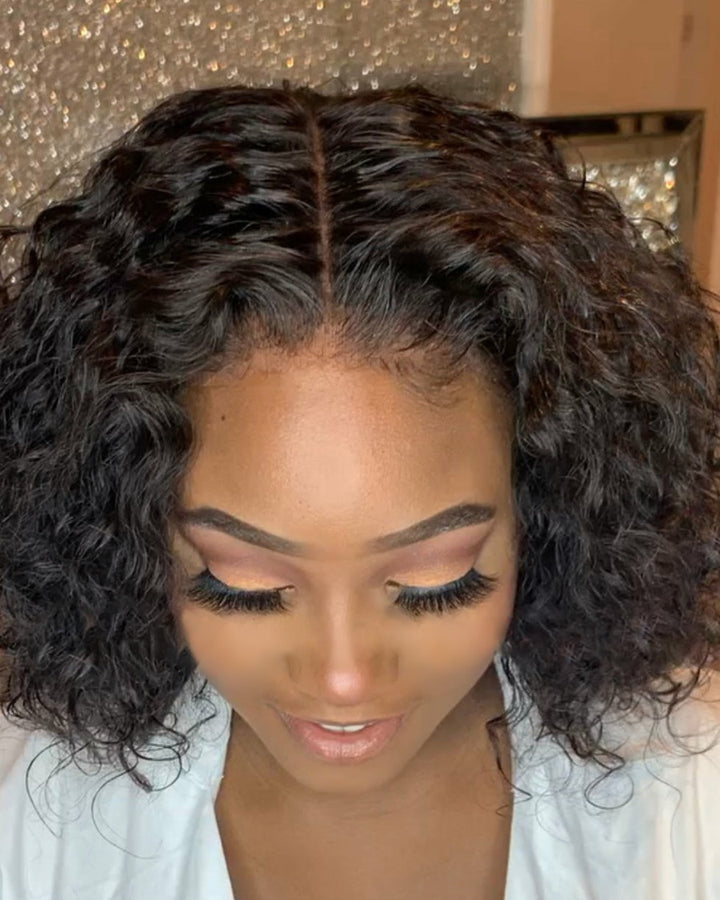 Short Kinky Curly 13x4 Lace Front Wig