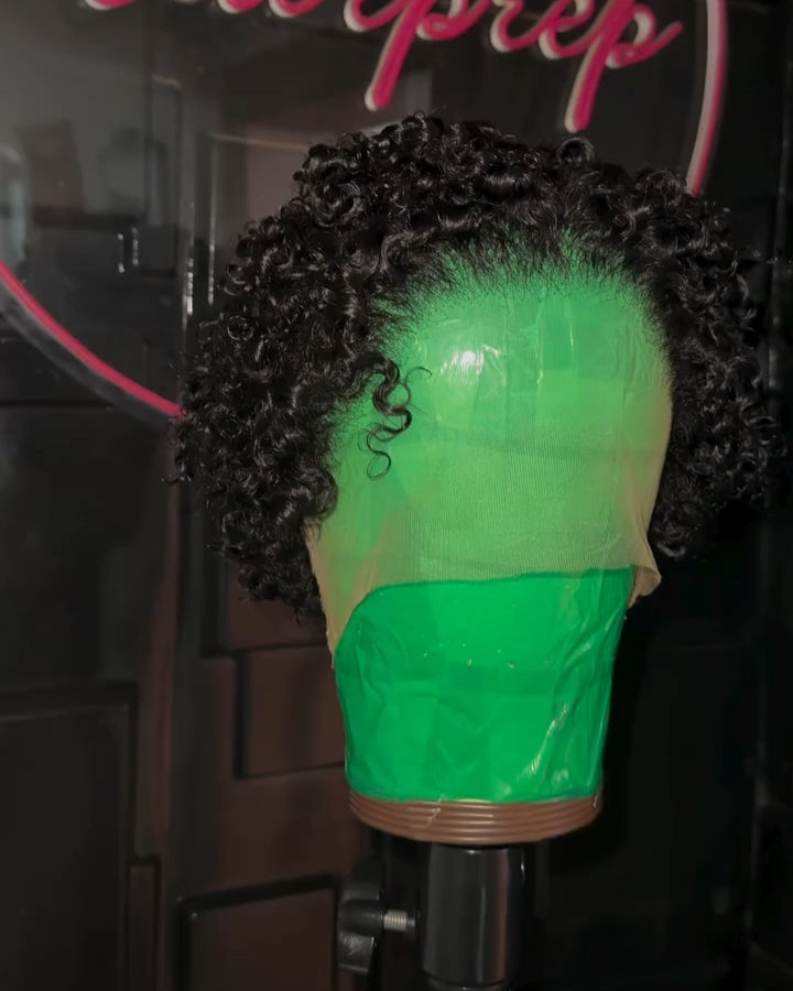 Afro Kinky Hair Full Lace Wig