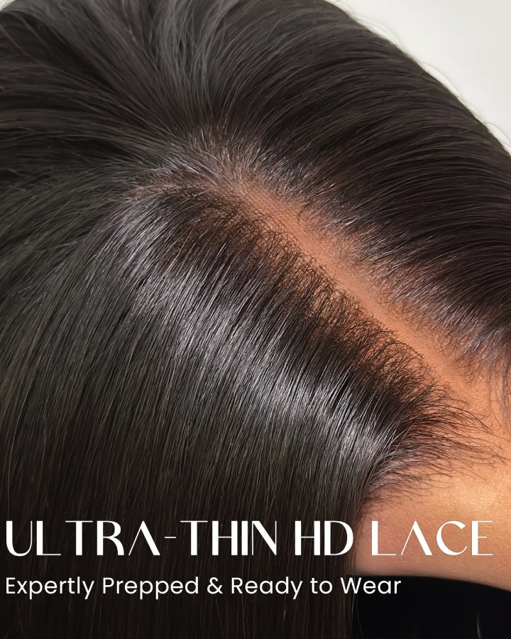 Adjustable Cap Virgin Hair Bob HD Lace Wig Human Hair Wig