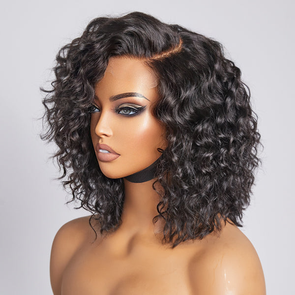 5x5 Lace Closure Glueless Undetectable Water Wave Wig