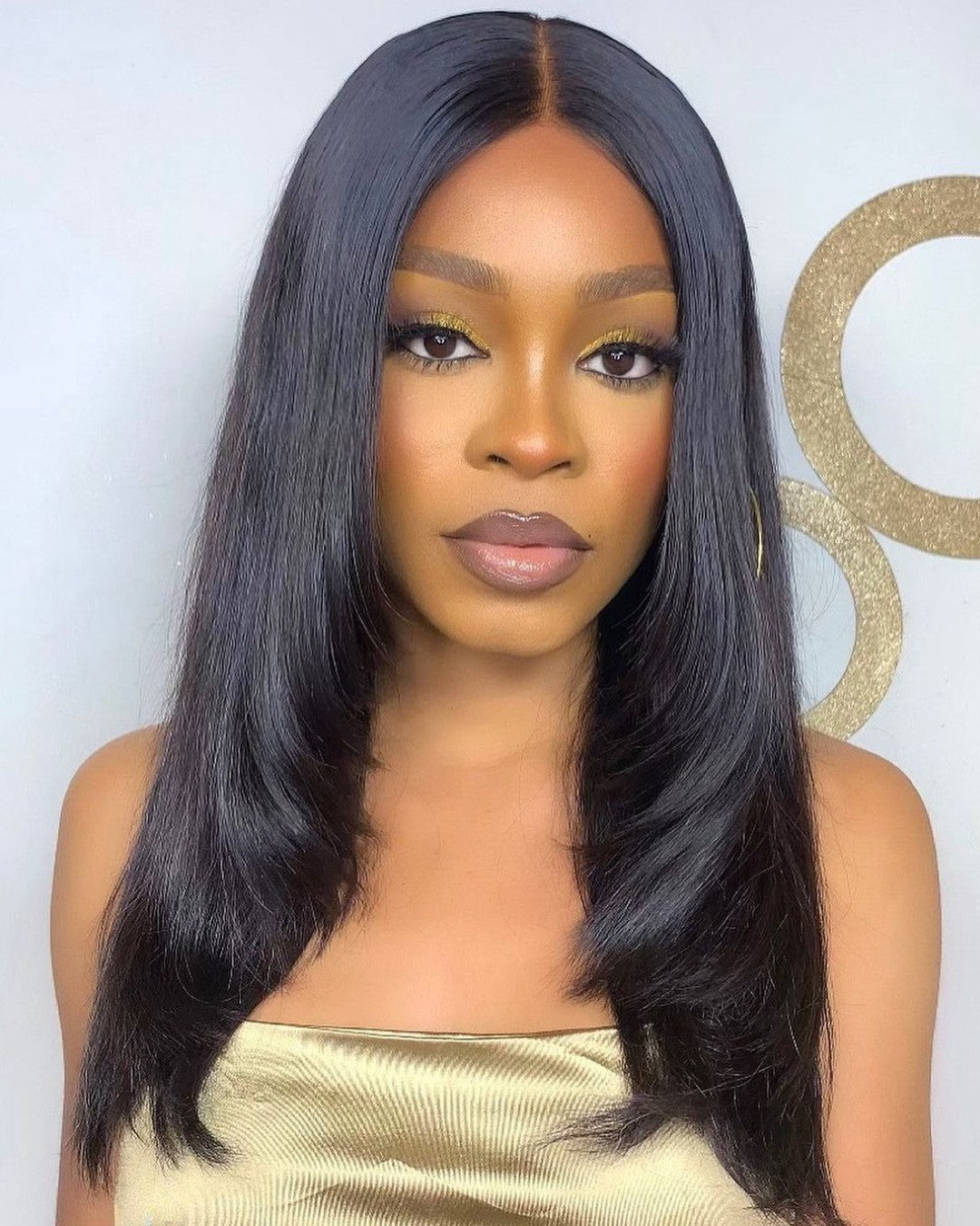 5x5 Lace Closure Trendy Layered Cut Wig