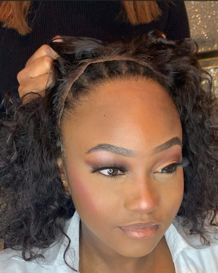 Short Kinky Curly 13x4 Lace Front Wig