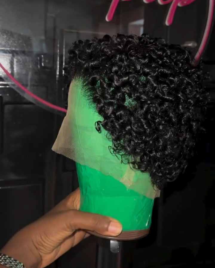 Afro Kinky Hair Full Lace Wig