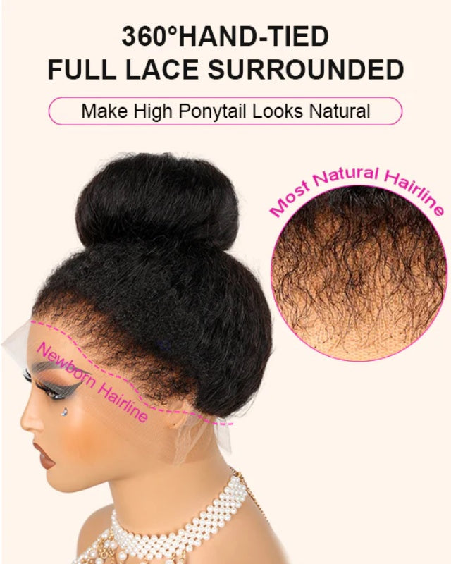 Kinky Edges Full Lace Wig