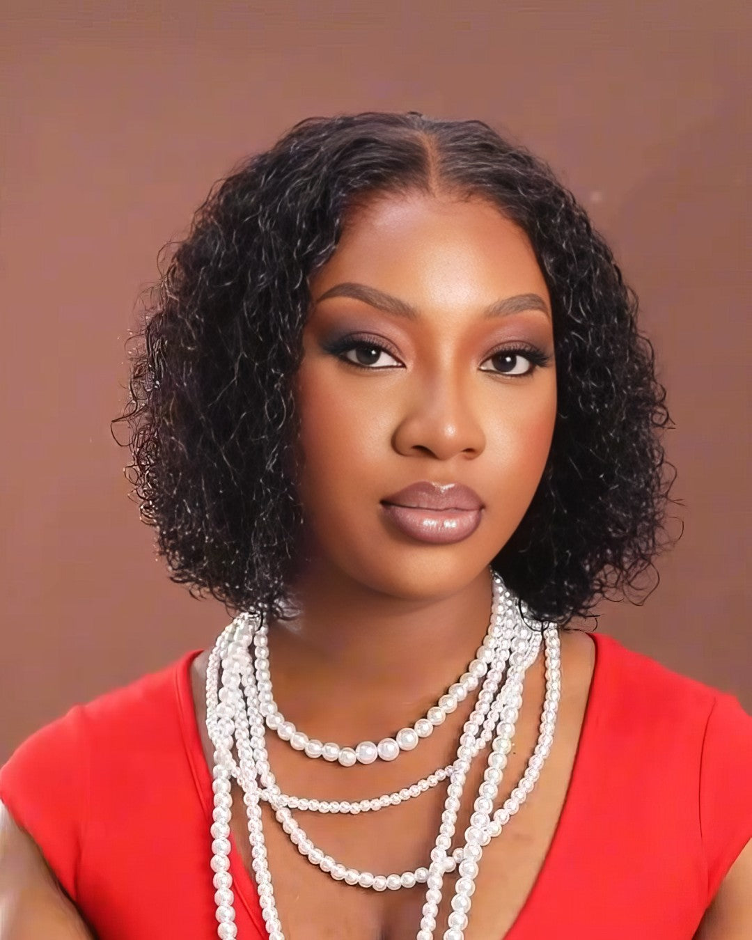 Wet and Wavy 13x4 Lace Front Wig Curly Human Hair Wig