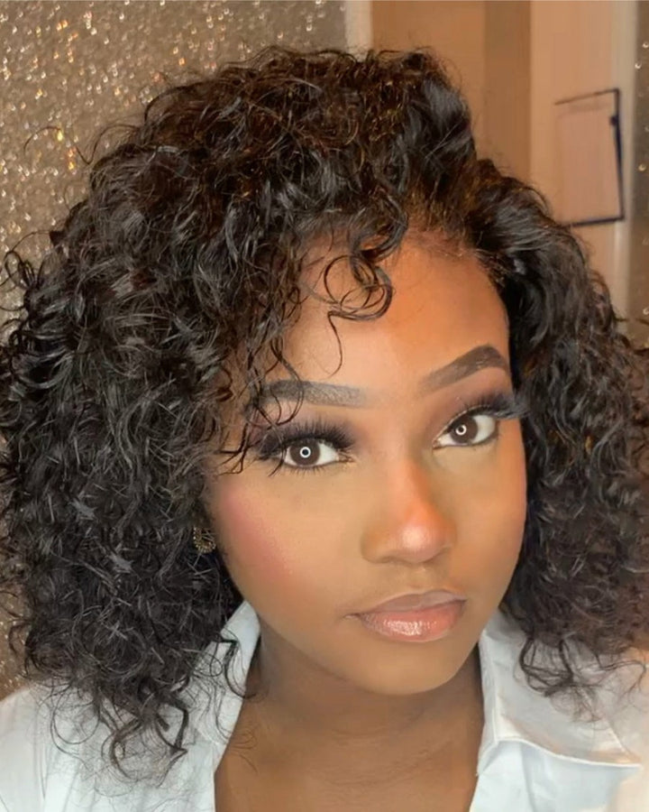 Short Kinky Curly 13x4 Lace Front Wig