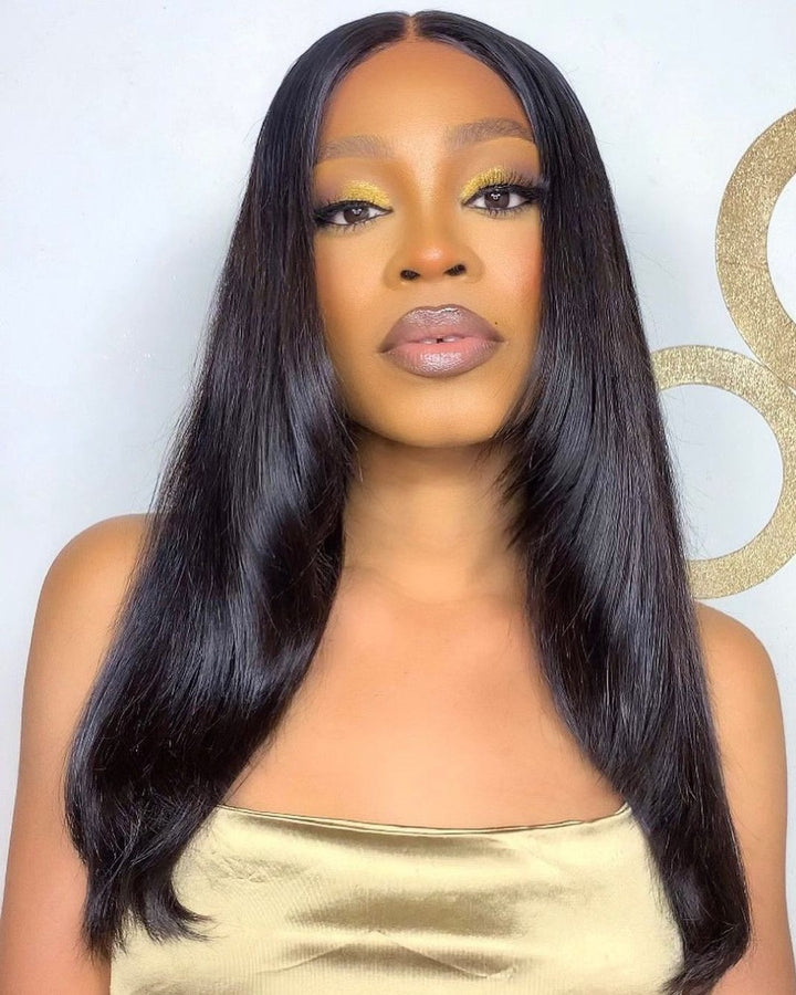 5x5 Lace Closure Trendy Layered Cut Wig