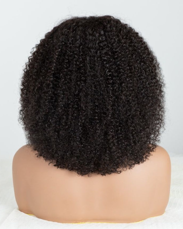Natural Jerry Curly InvisiTop Bang Wig