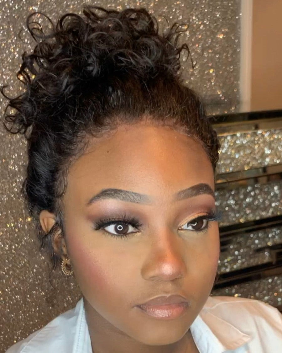 Short Kinky Curly 13x4 Lace Front Wig