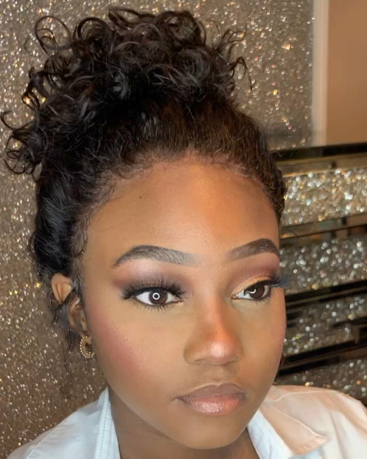 Short Kinky Curly 13x4 Lace Front Wig