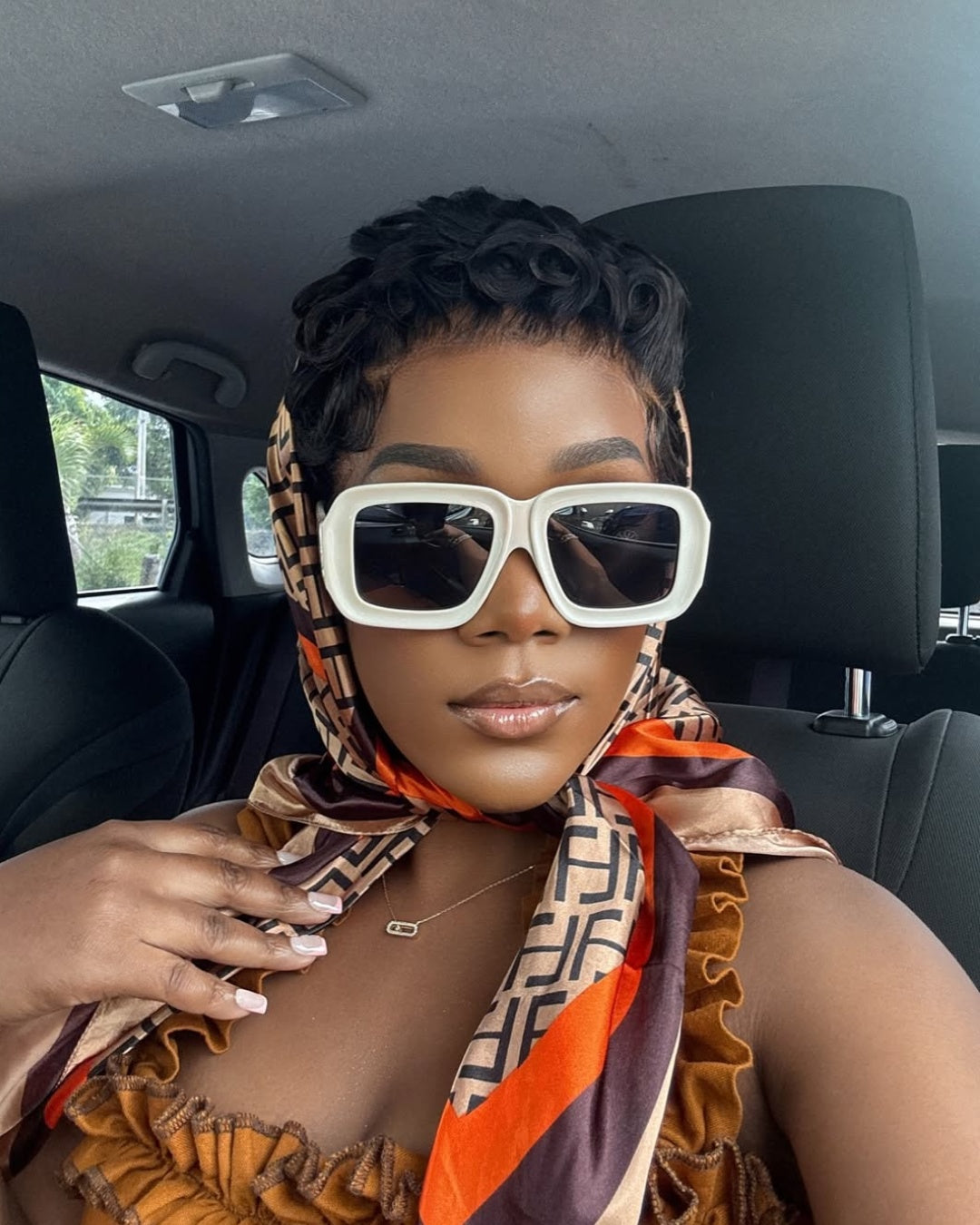 Finger Wave Short Pixie Lace Wig