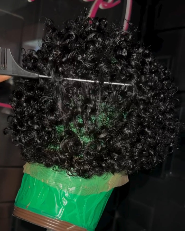 Afro Kinky Hair Full Lace Wig