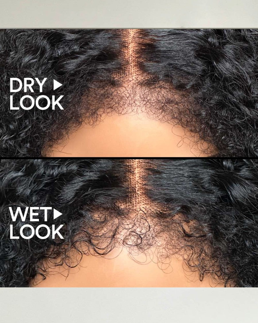 Hybrid Hairline Coily Curls 9x4 HD Lace Glueless Wig