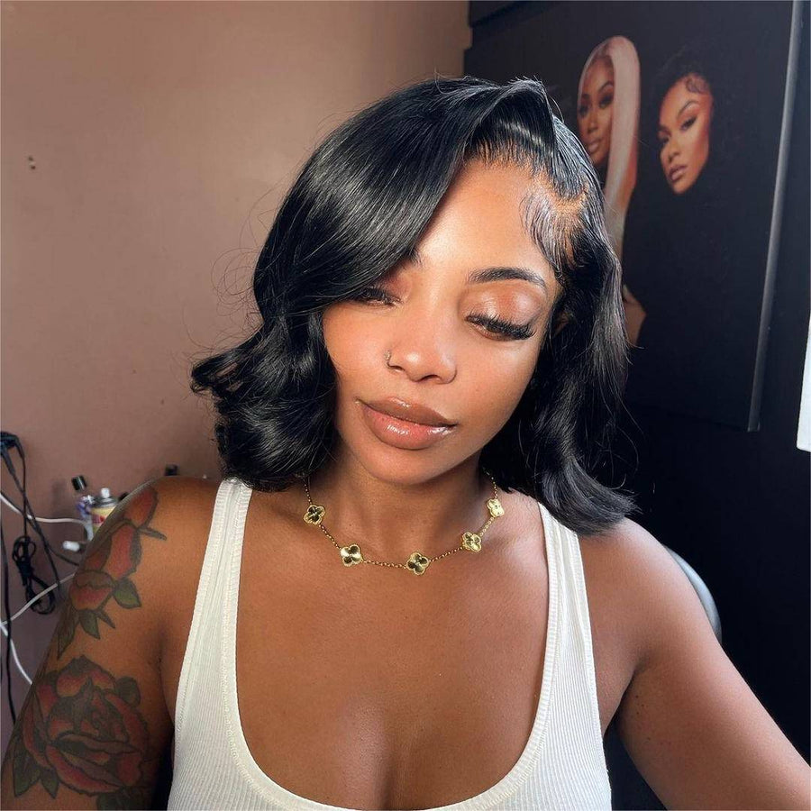 13x4 Lace Frontal Fashionable Curlable Wig