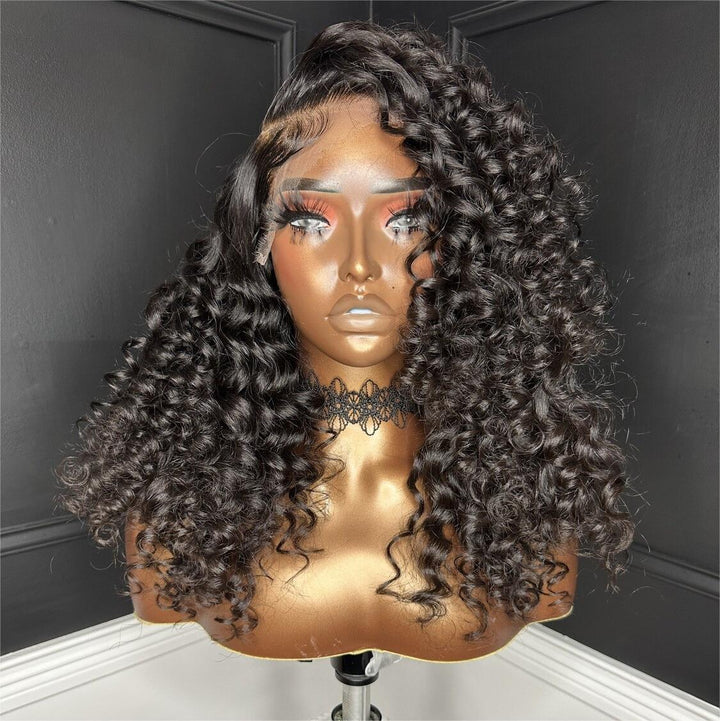 5x5 Lace Closure Fluffy Curly Wig