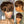 Brown Color Pixie Cut Layered Glueless Human Hair Wig With Bang