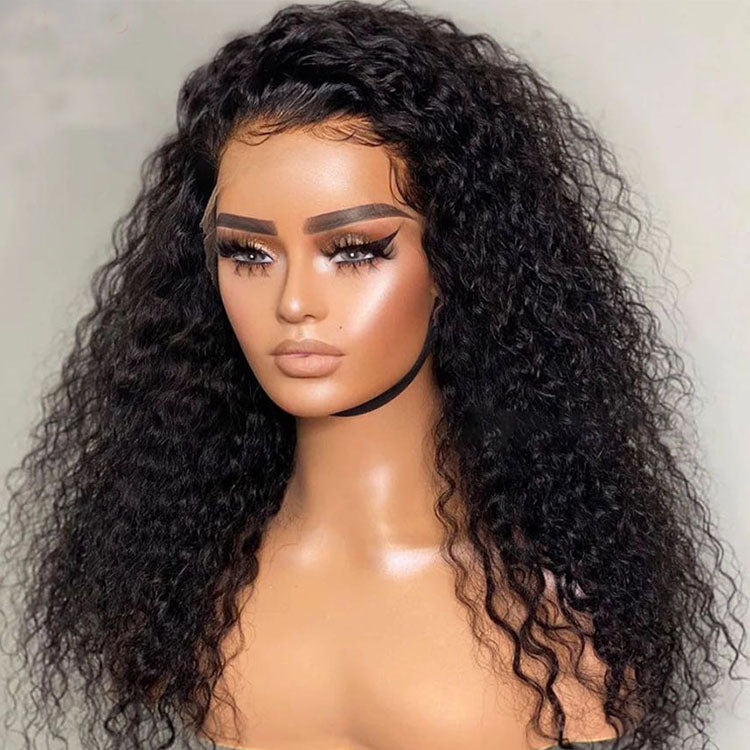 360 Lace Frontal Curly Wig With 100% Human Hair