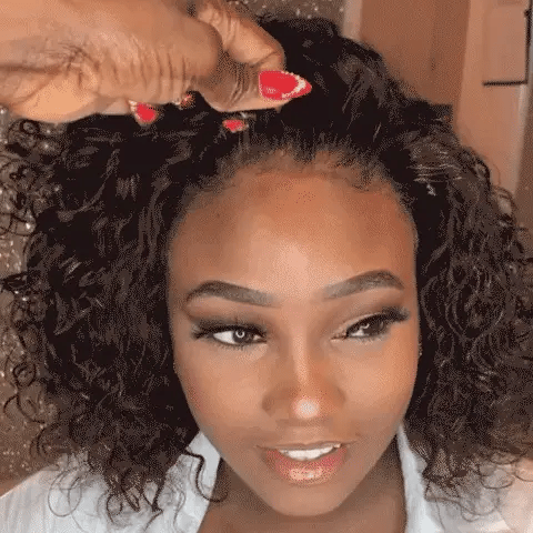 Short Kinky Curly 13x4 Lace Front Wig