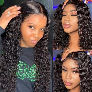 4x4 Lace Closure Water Wave Wig