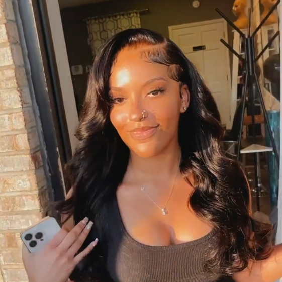 Body Wave Invisible 13x4 Lace Front Wig