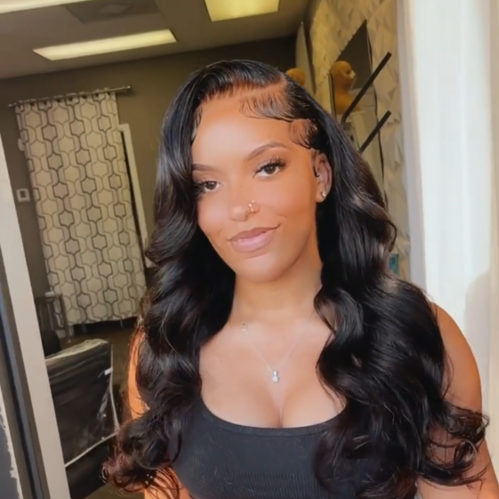 Body Wave Invisible 13x4 Lace Front Wig