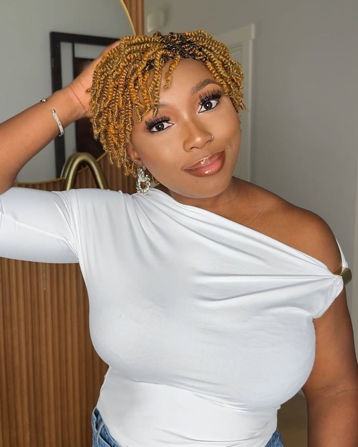 Full Lace Twist-out Afro Pixie Invisi Drawstring Wig