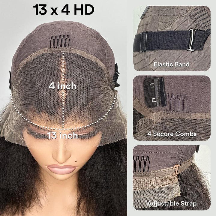 Kinky Edges HD Lace Frontal Ventilated Wig Body Wave