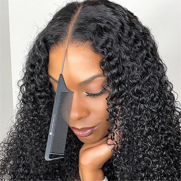 Glueless Wear & Go Pre-Cut Lace Closure Curly Wig