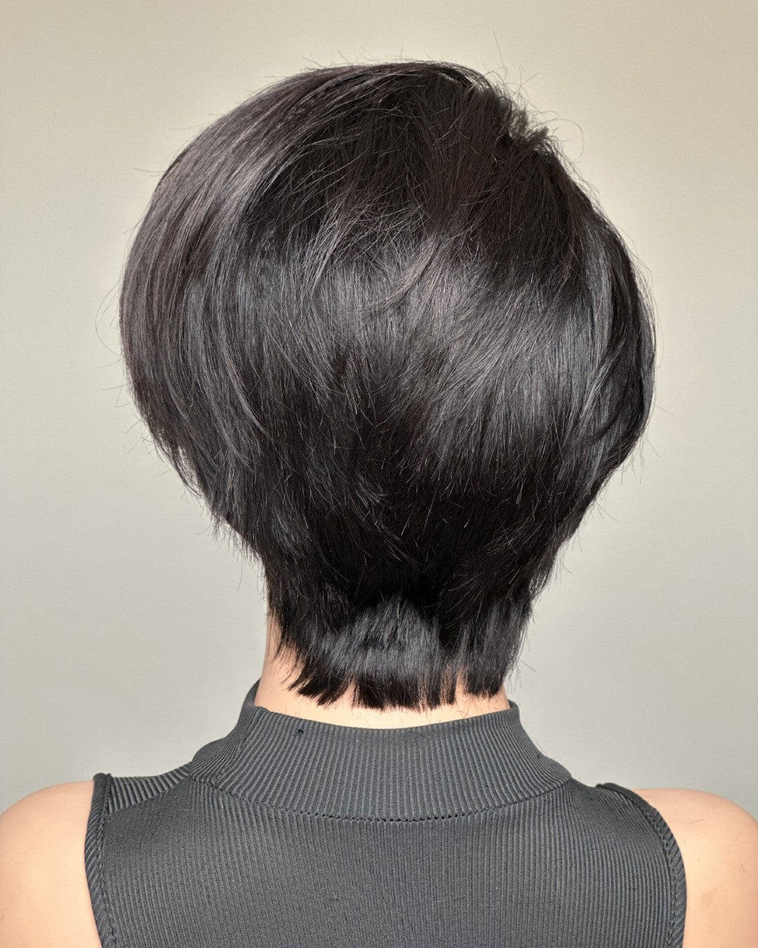 Boss Lady Side Part Layered Pixie Cuts 13x4 Frontal Lace Wig