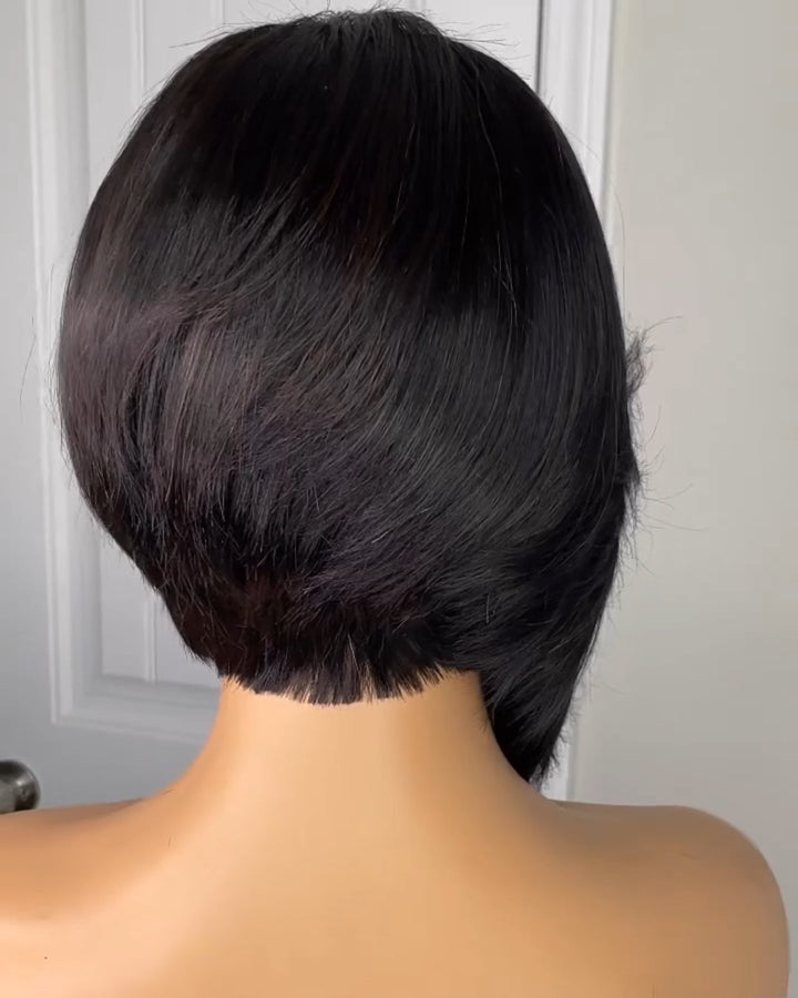 13x4 Lace Frontal Fashion Cut Asymmetrical Wig