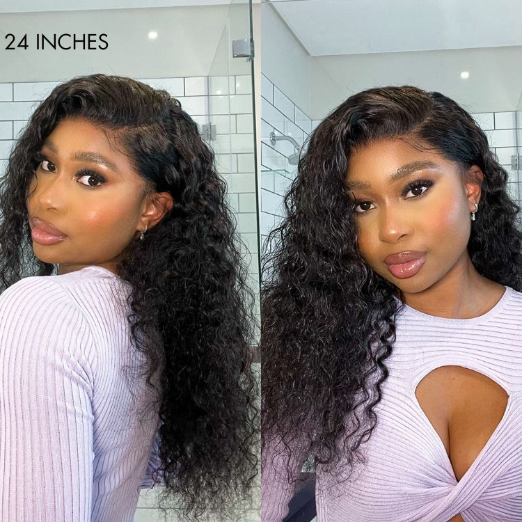 Water Wave 360 Lace Long Wig 100% Human Hair