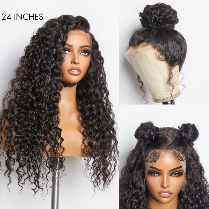 Water Wave 360 Lace Long Wig 100% Human Hair