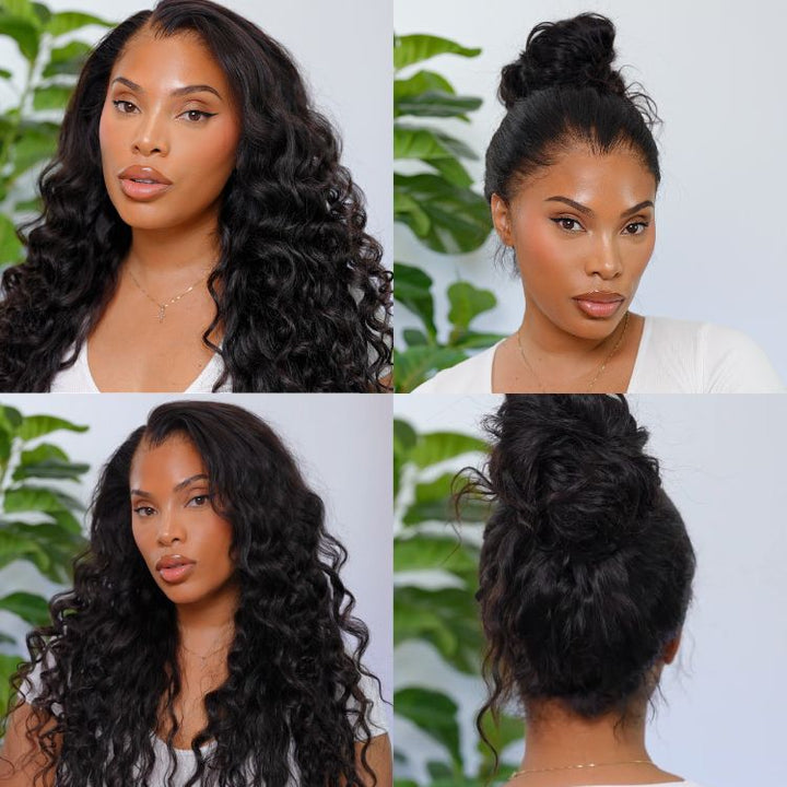 Water Wave 360 Lace Long Wig 100% Human Hair