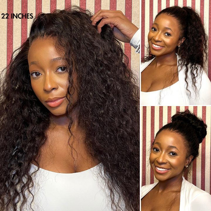 360 Lace Frontal Curly Wig With 100% Human Hair