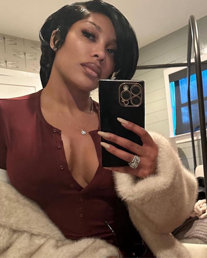 Natural Realistic Lace Glueless Side Parted Bob Wig