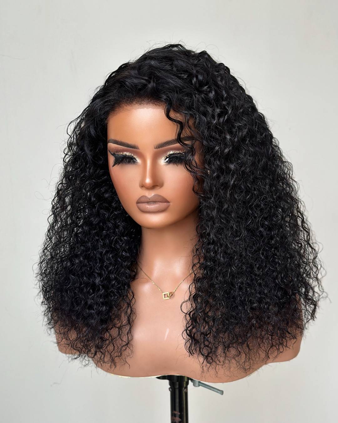 Lace Frontal Realistic Kinky Curly Hairline Wig