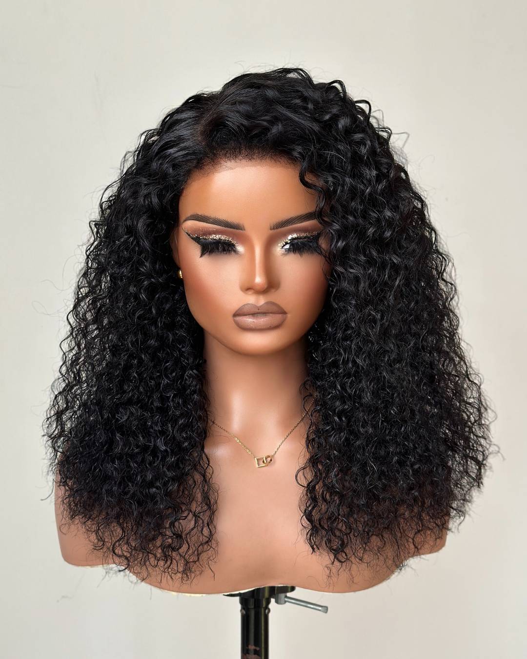 Lace Frontal Realistic Kinky Curly Hairline Wig