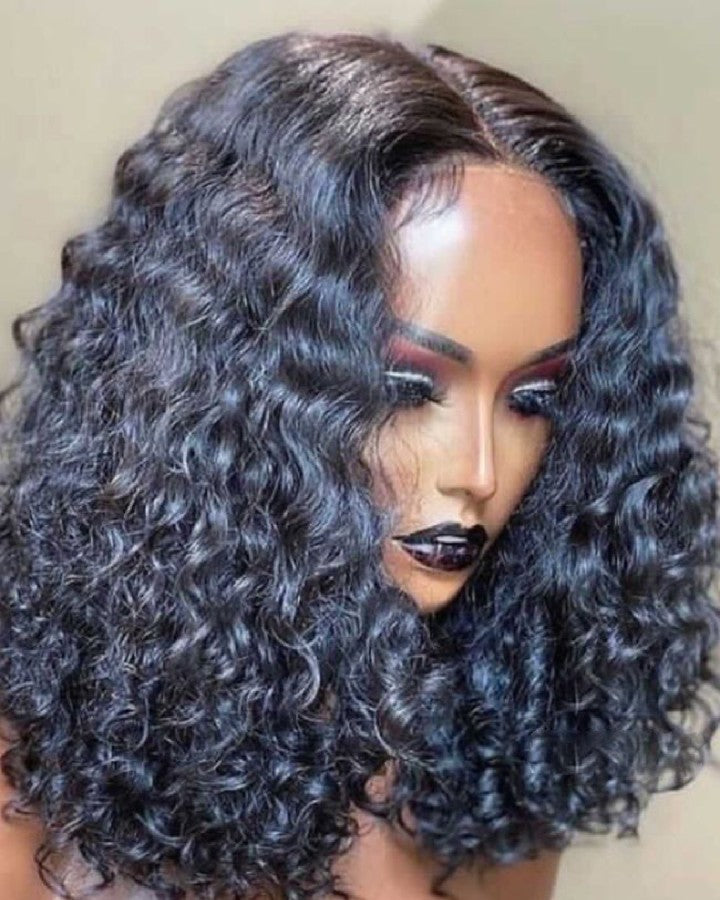 5x5 Lace Closure Glueless Breathable Water Wave Wig