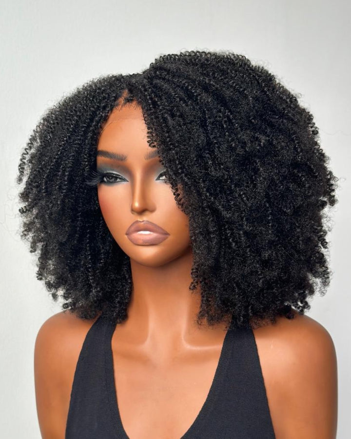 Full Lace Knotless Twist Microlocs Boho Wig