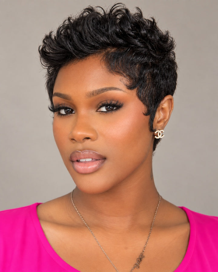 Tousled Layers Pixie Cut 13x6 Lace Wig
