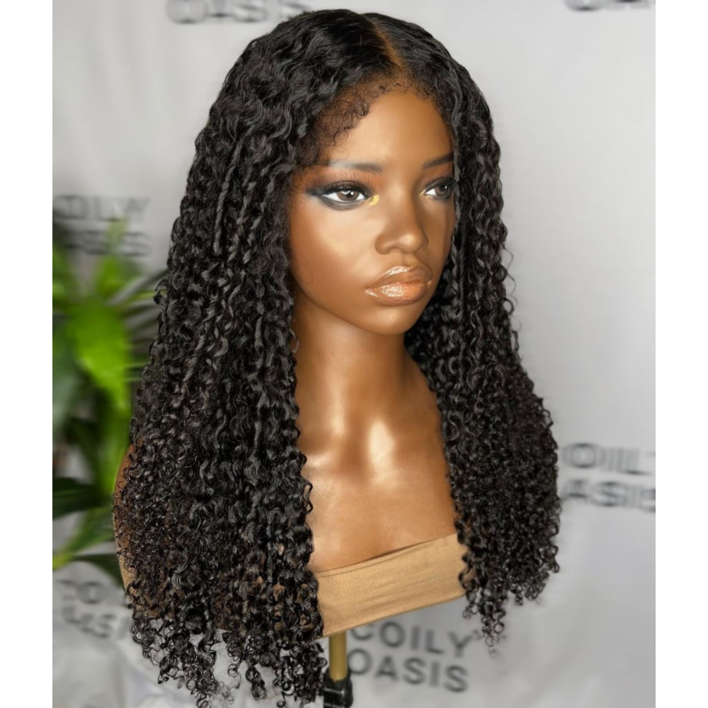 Kinky Edges 13x4 HD Lace Frontal Curly Wig