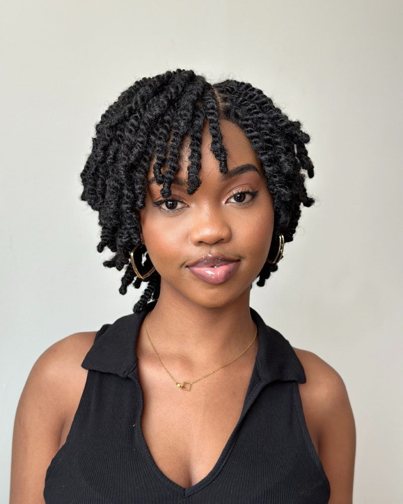 Full Lace Twist-out Afro Pixie Invisi Drawstring Wig