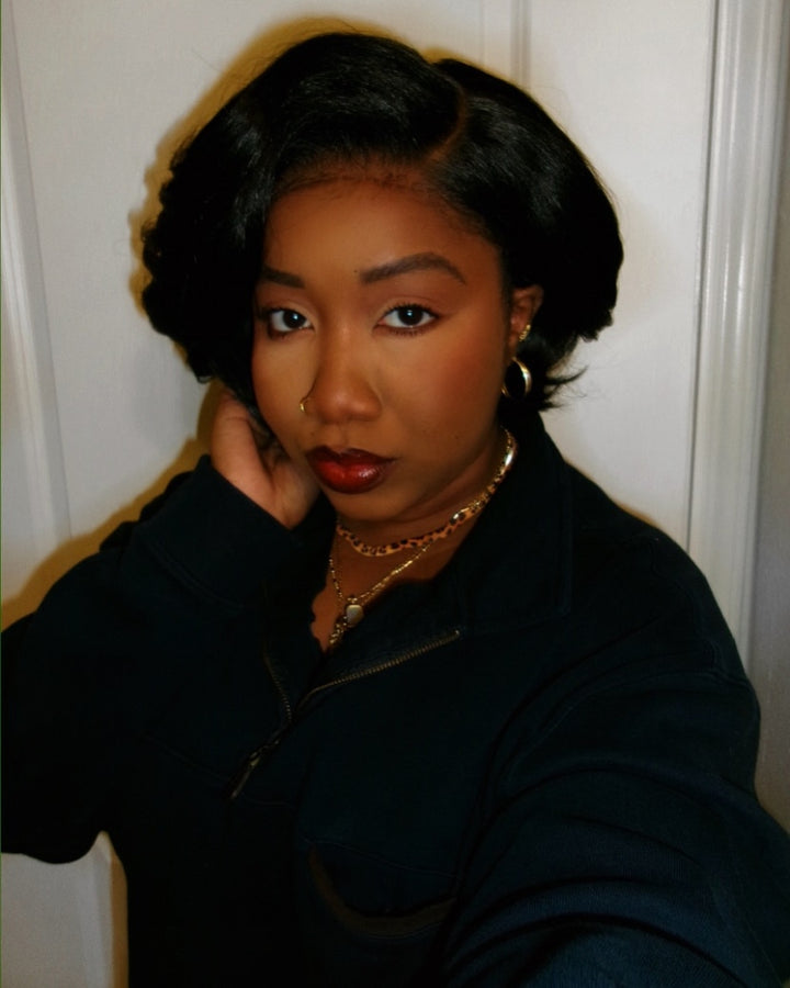 Layered Cut Bob 13x4 Lace Frontal Wig