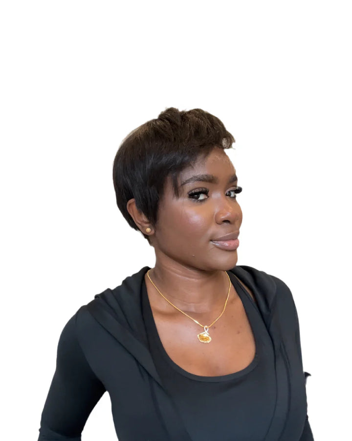 Pixie Cut 13x4 Front Lace Wig With Bangs