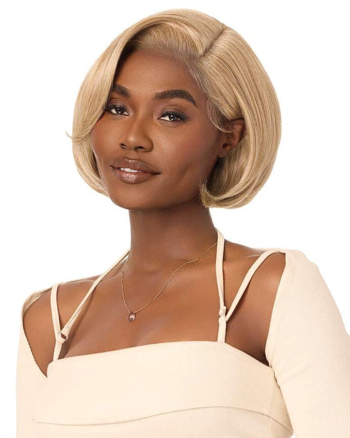 Cream Soda Blonde Glueless Short Straight Bob 13x4 Lace Frontal Wig