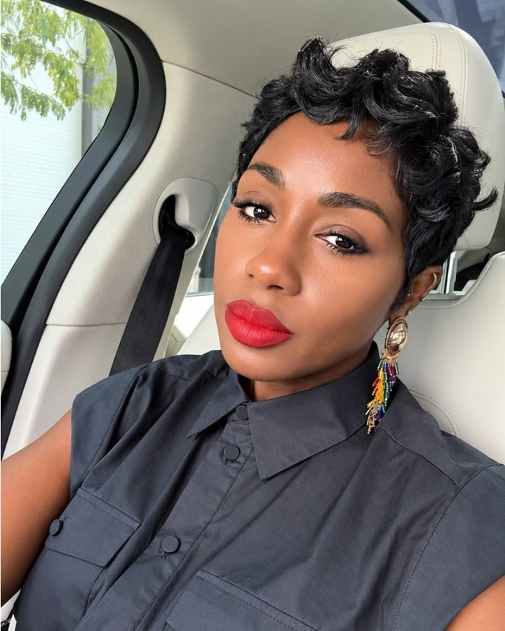 Uptown Chic Textured Pixie 13x6 Lace Wig with Flipped Curls
