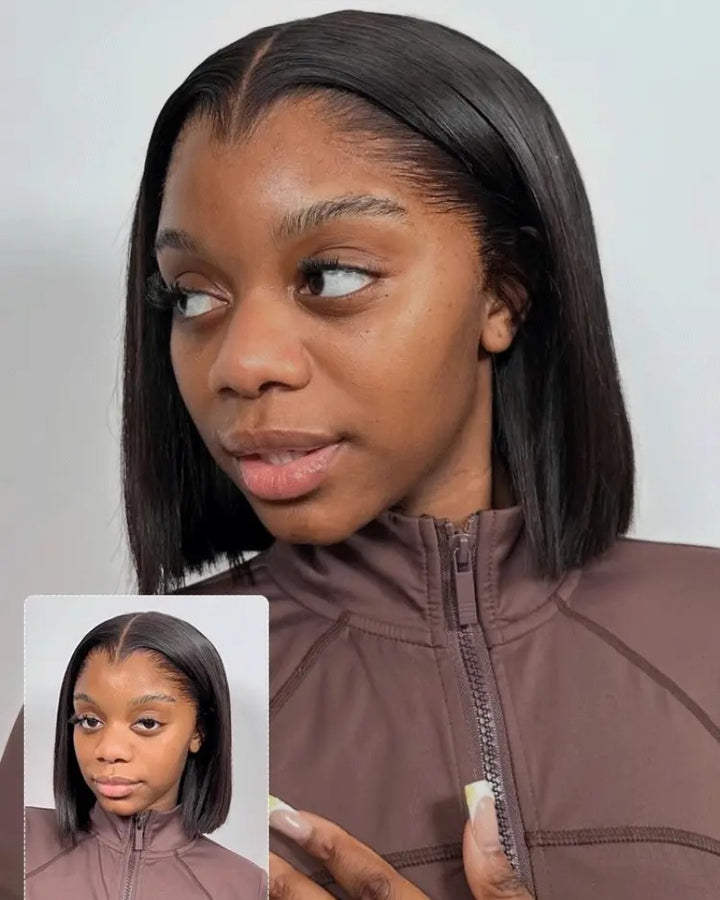 Lagos Hairline Sleek Straight 13x4 Lace Frontal Wig Human Hair