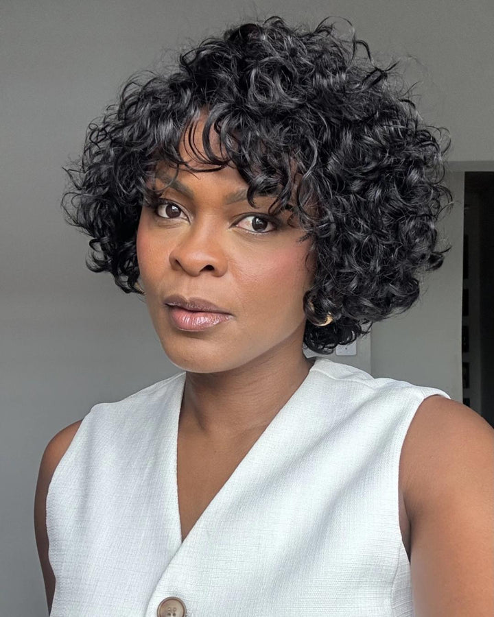 Glueless Wear & Go Bob Curly Wig